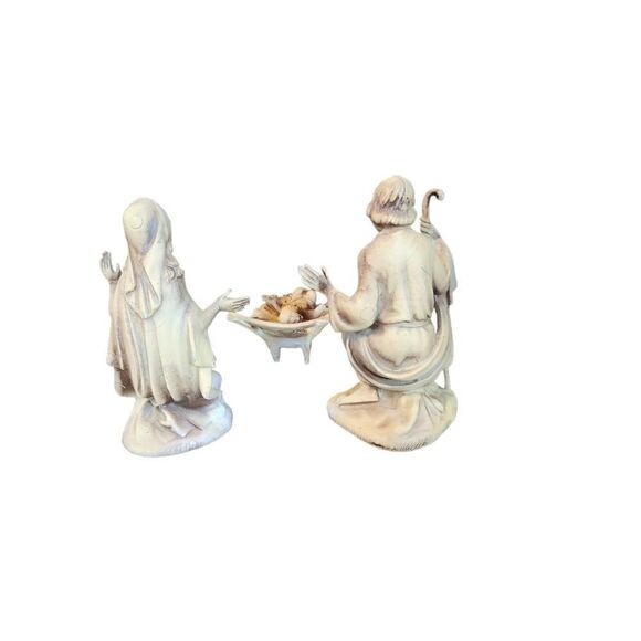 Vintage Fontanini ? Nativity Set 3 Pc Jesus Mary Joseph Christmas 3.5 inches - Picture 5 of 5